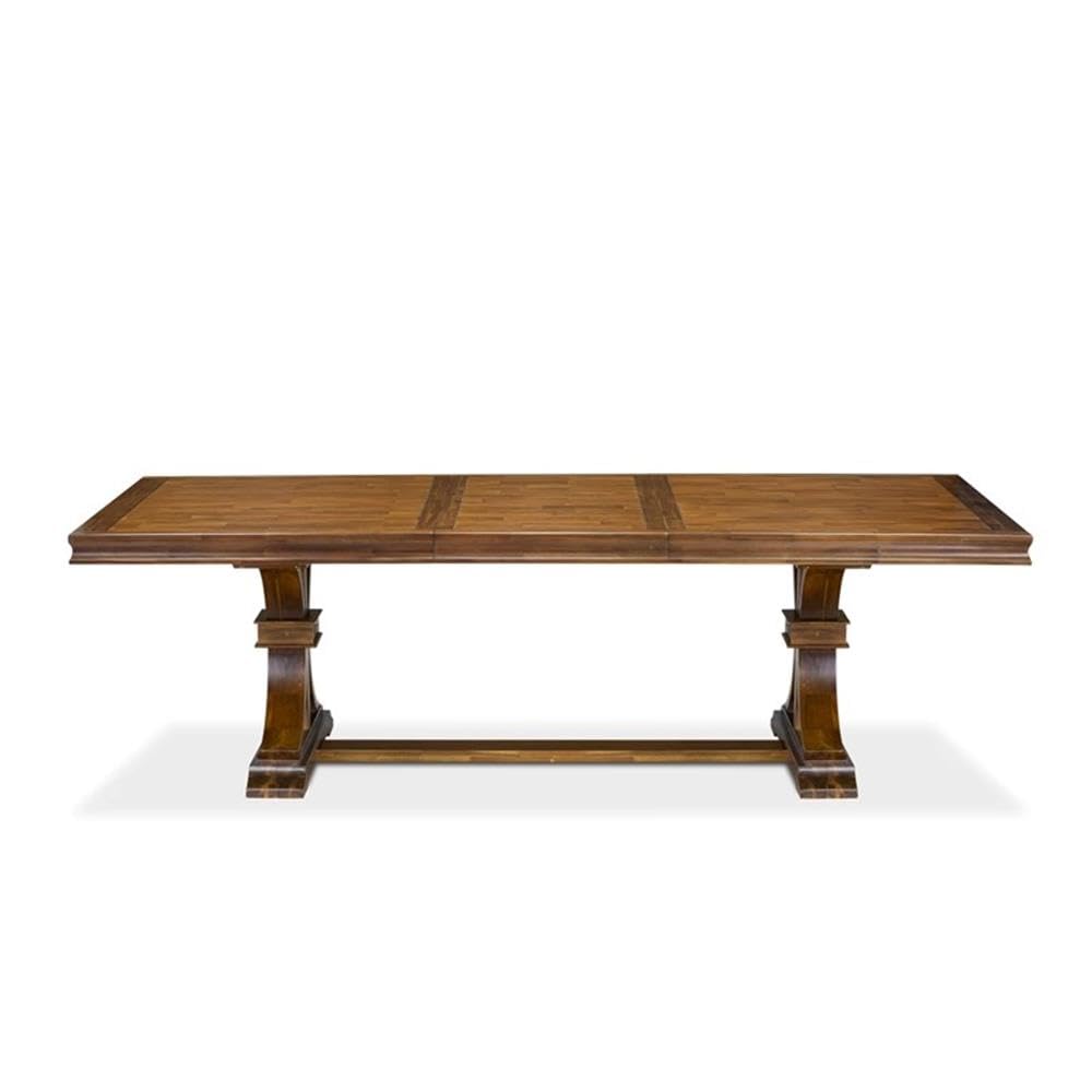 9-Piece Acacia Wood Dining Table Set with 8 Chairs G606