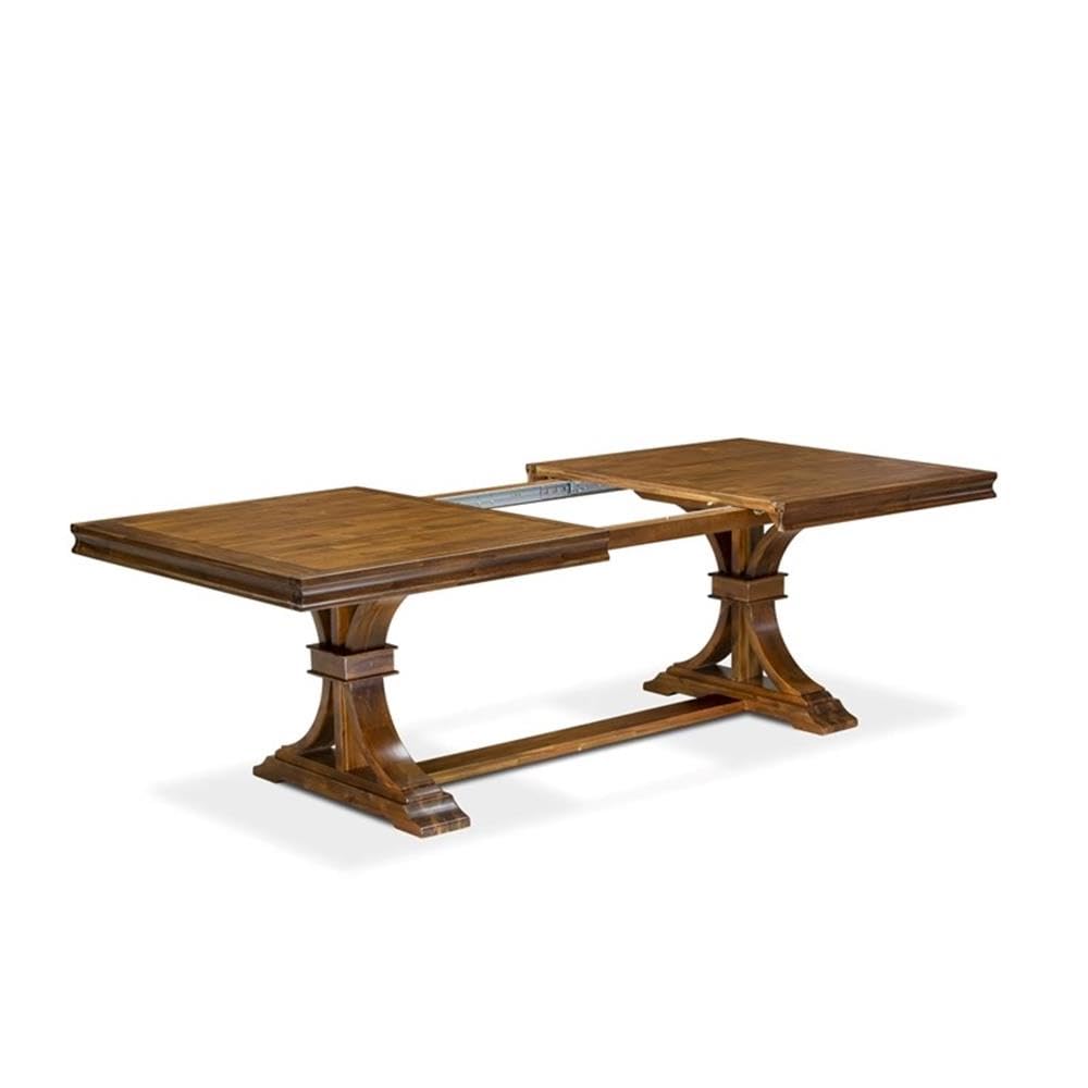 9-Piece Acacia Wood Dining Table Set with 8 Chairs G606