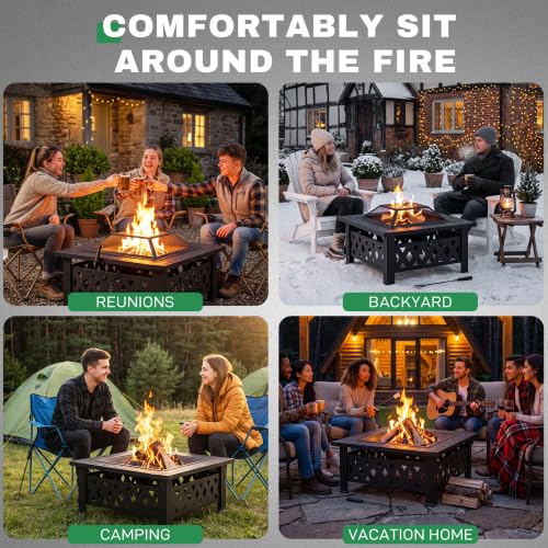 32 Inch Wood Burning Fire Pit Y396332