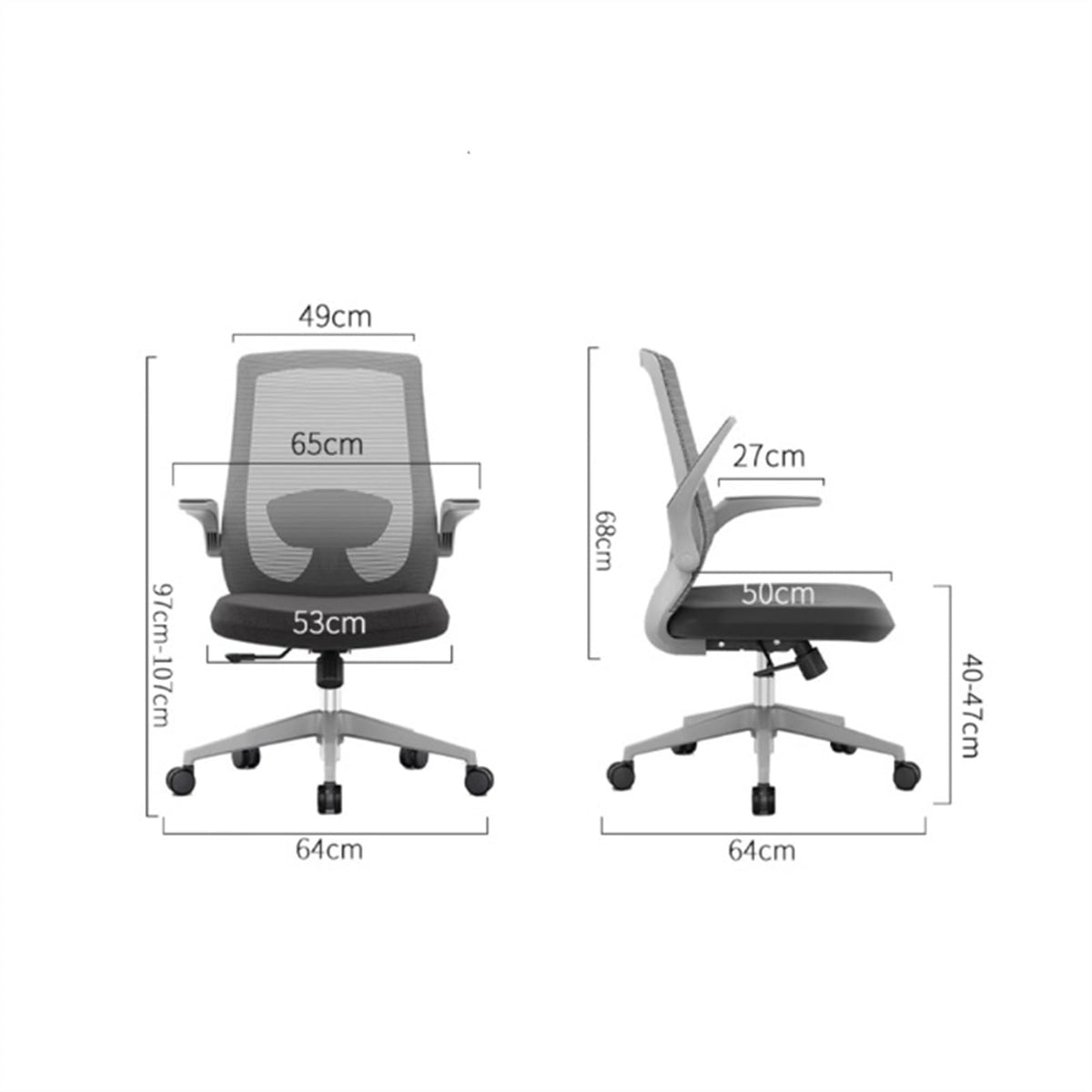 Mesh High Back Ergonomic Office Chair F66897