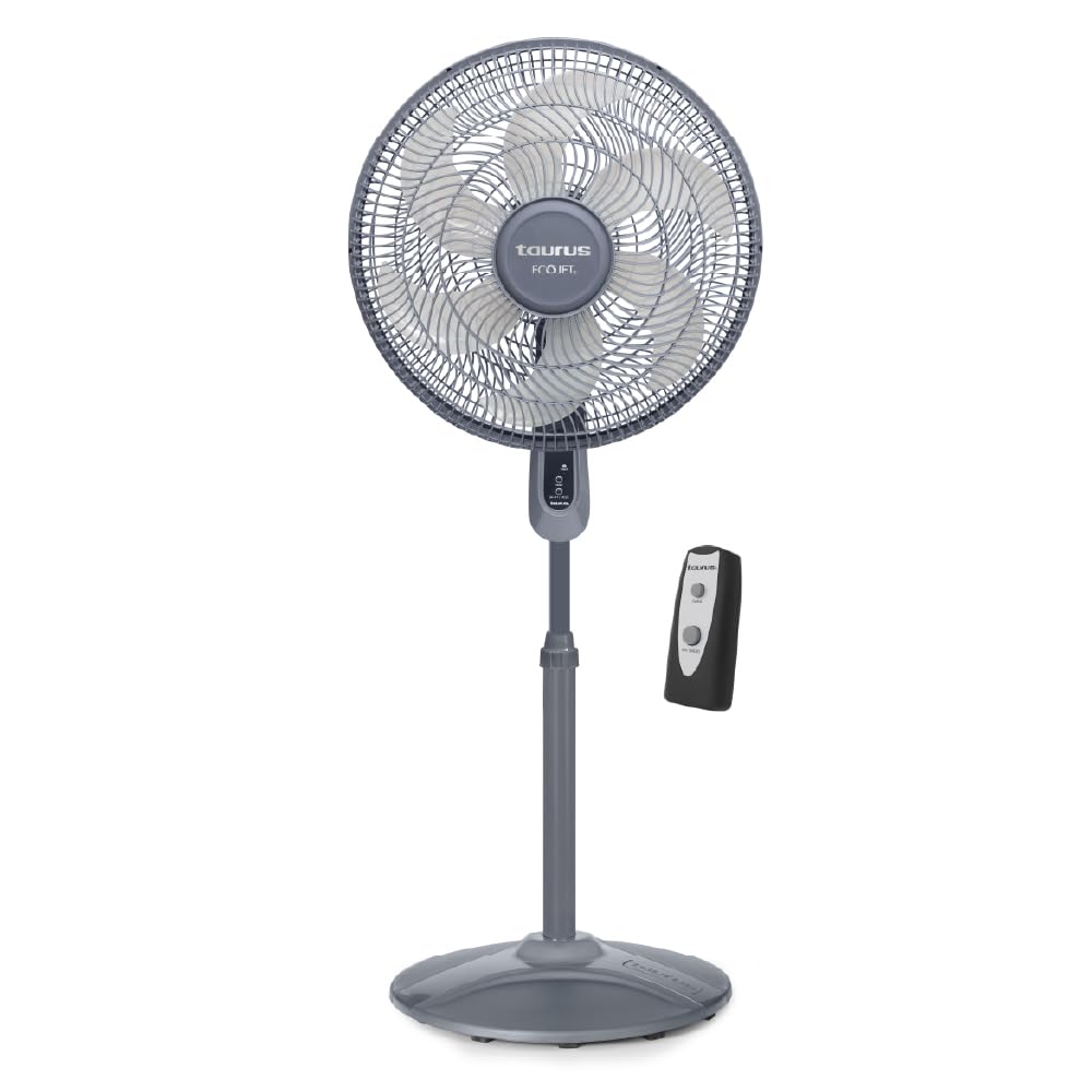 16” Pedestal Fan with Remote, Oscillating Standing Fan X6912