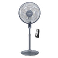 16” Pedestal Fan with Remote, Oscillating Standing Fan X6912