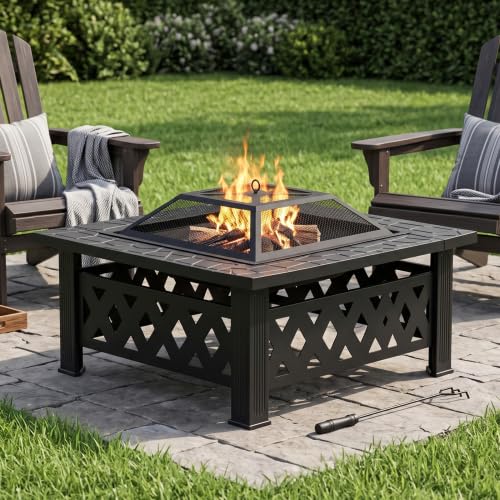 32 Inch Wood Burning Fire Pit Y396332