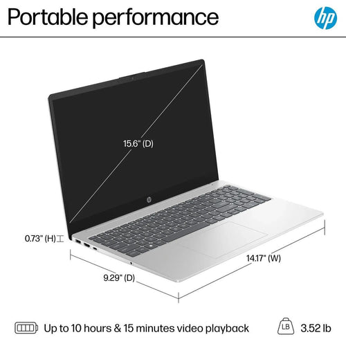 15.6" HD Touch Screen Laptop Intel Core i3 8GB RAM 256GB SSD X5645