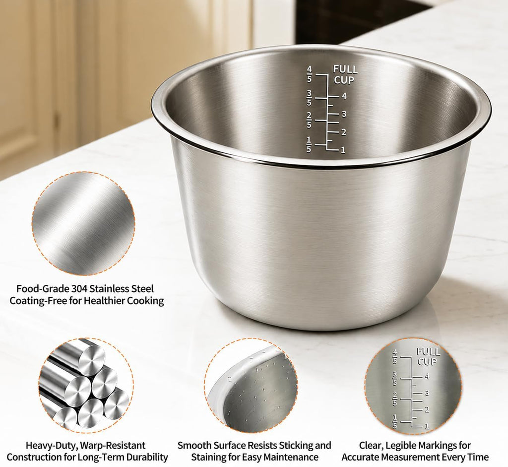 Stainless Steel Replacement Inner Pot Bowl G2898