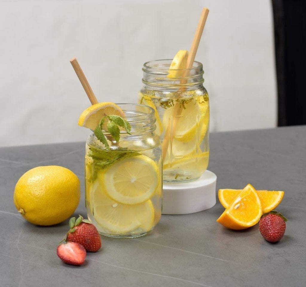 16 oz Regular Mouth Glass Canning Jars with Lids and Rings, 12-Pack K48991