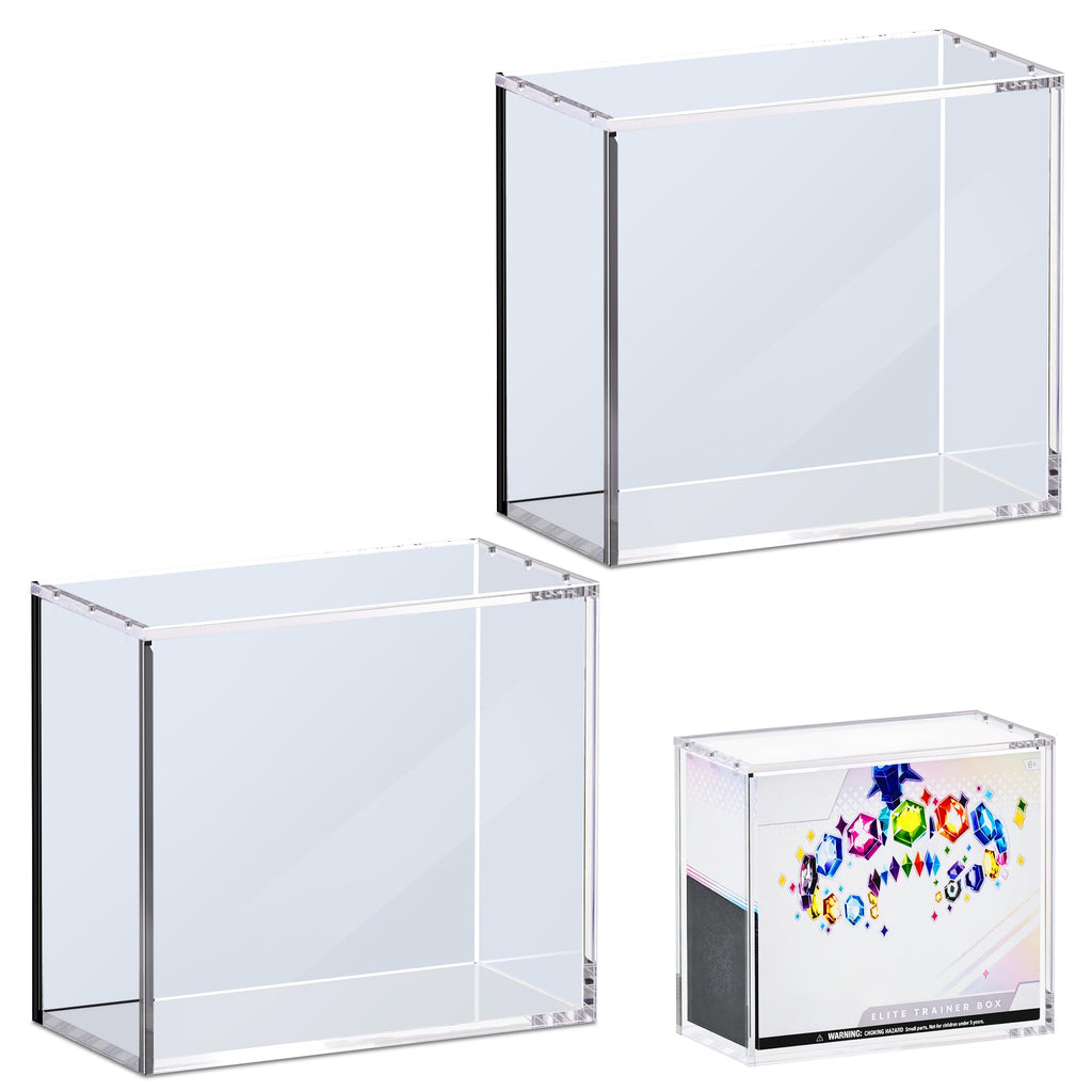 2 PCS 5mm Clear Acrylic Display Case P45226