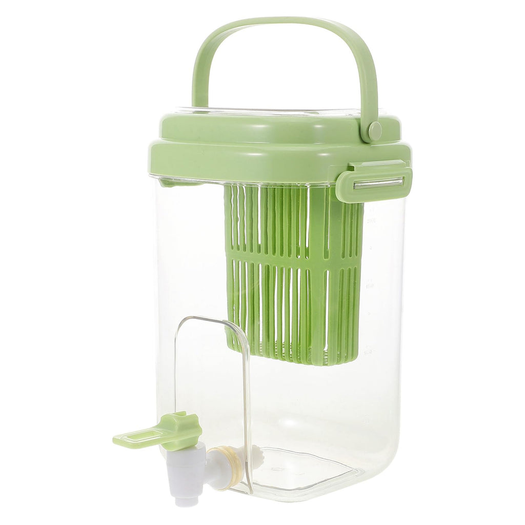 Green 2L Drink Dispenser with Faucet Q264