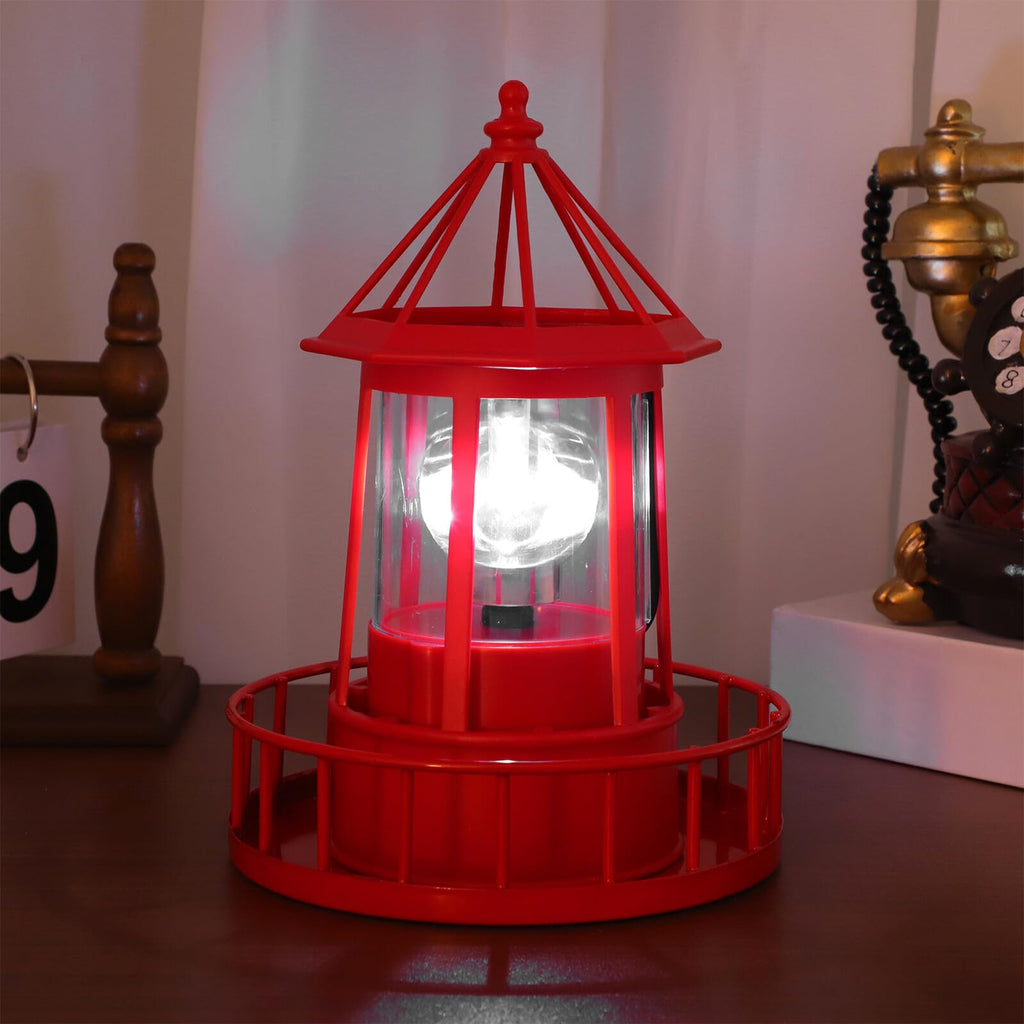 Solar Rotating Lighthouse Landscape Light K77313