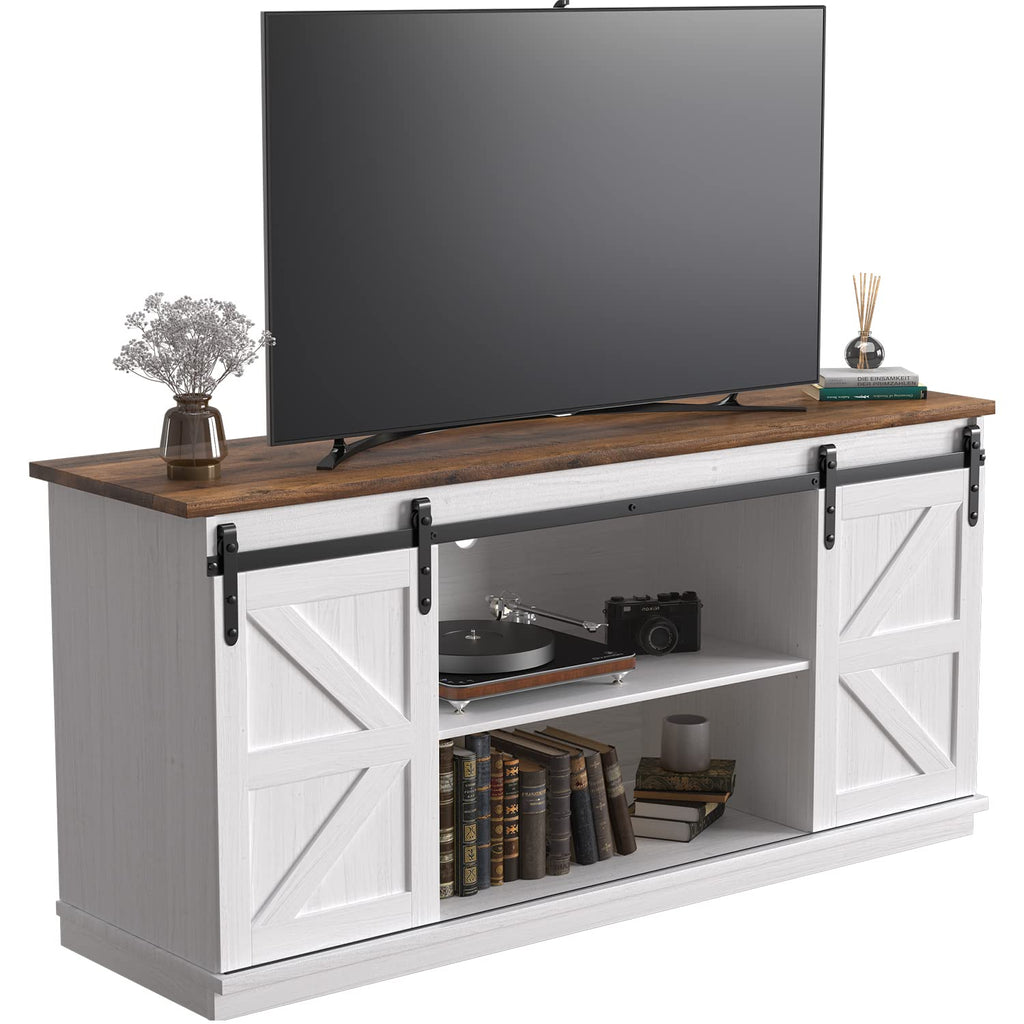 Bright White TV Stand for 65 Inch TV B892