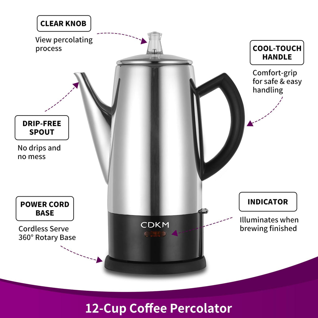12-Cup Electric Percolator H193001
