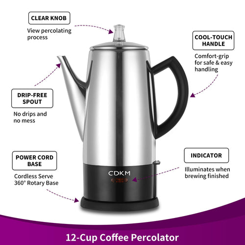 12-Cup Electric Percolator H193001