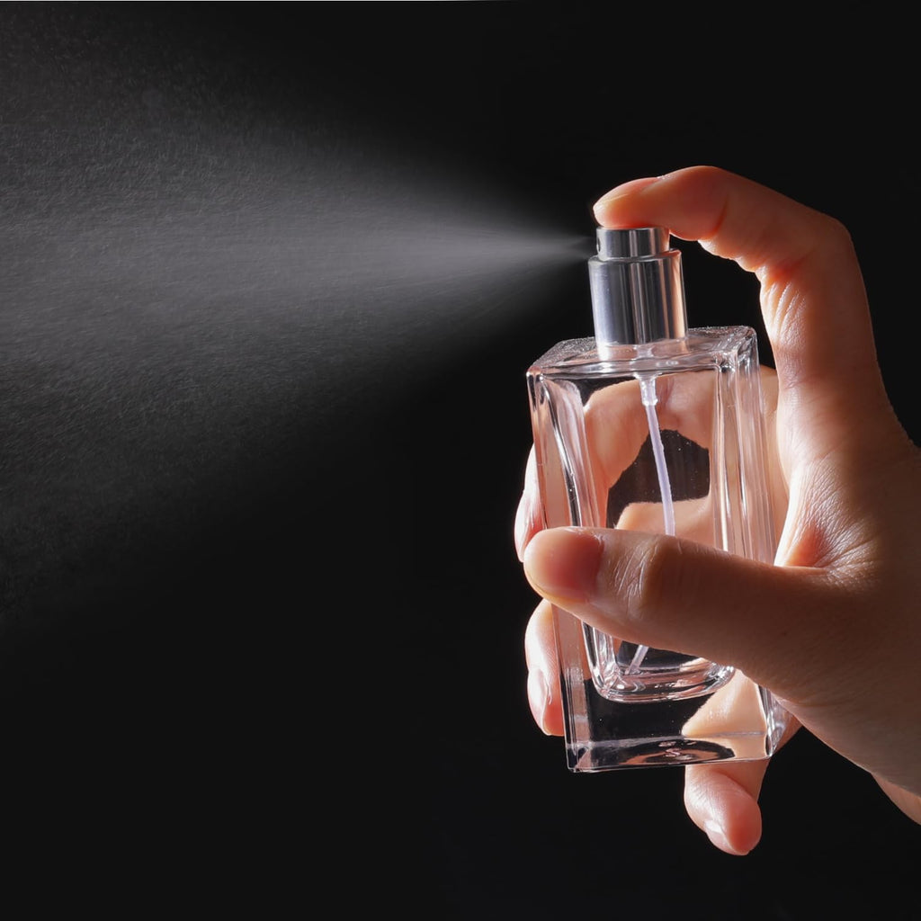 2 Pack 50ml Glass Spray Perfume Bottle Atomizer S514