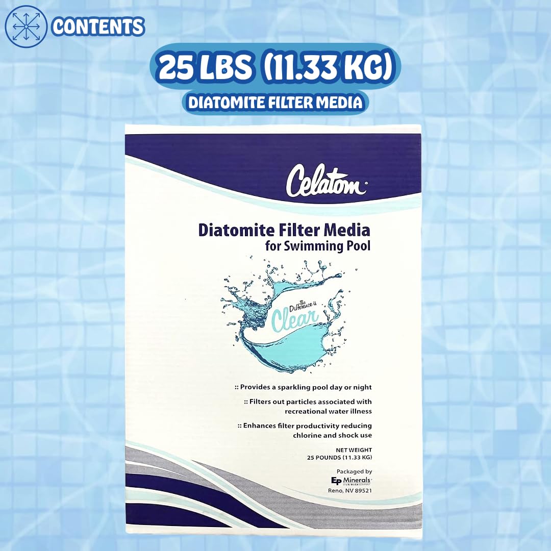 25LB Diatomaceous Earth Pool Filter Aid L438