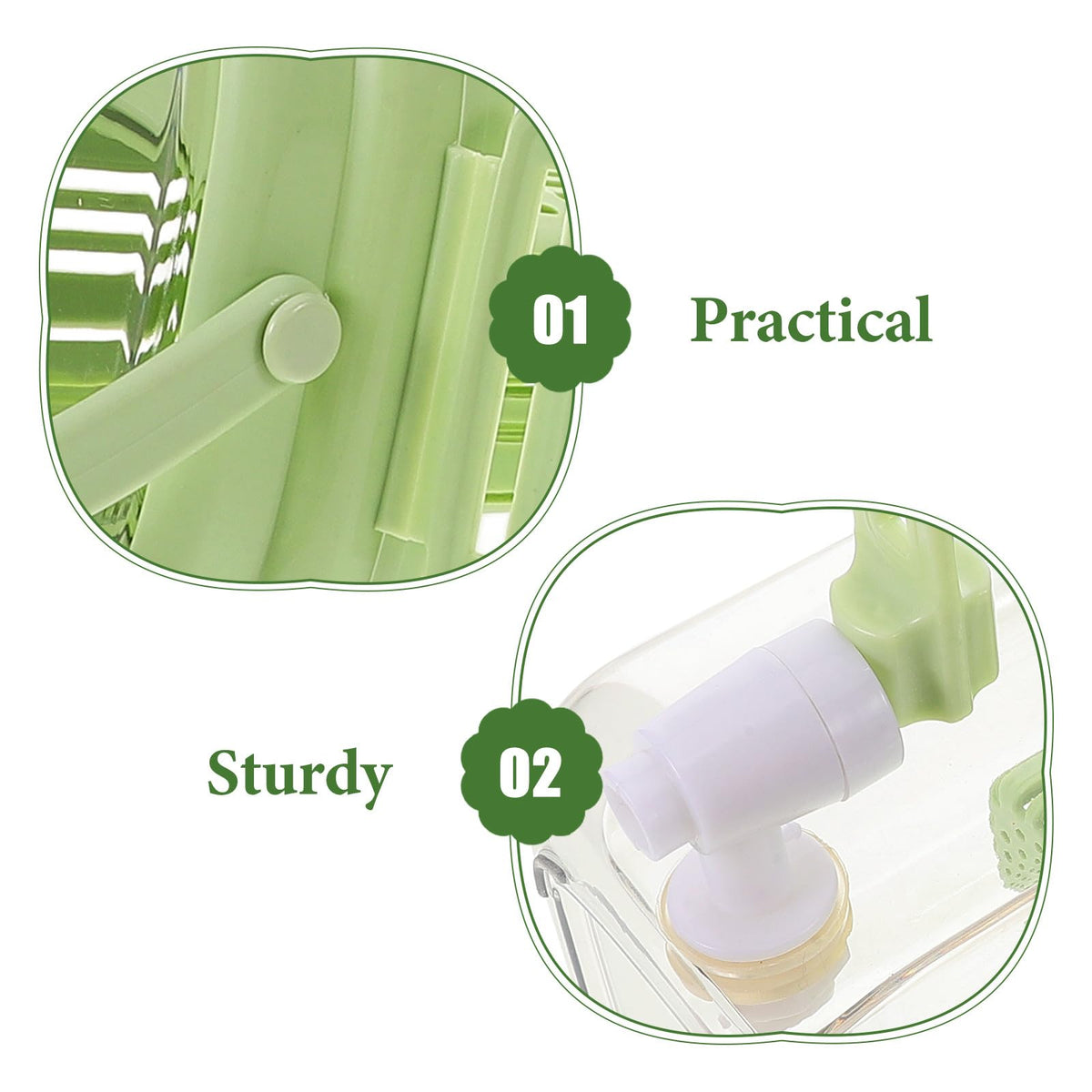 Green 2L Drink Dispenser with Faucet Q264