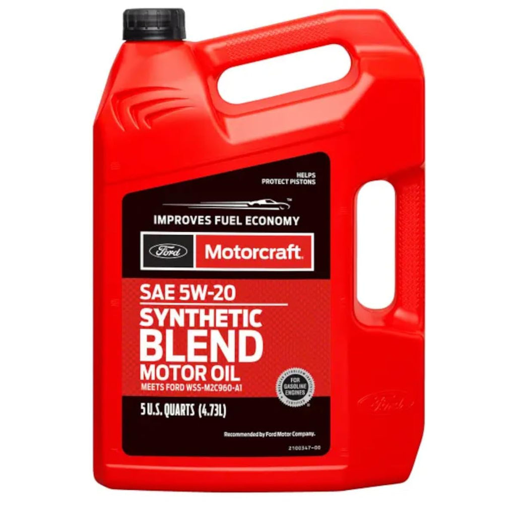 5W-20 Synthetic Blend Motor Oil 5 Quart T40446