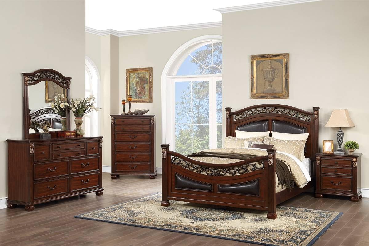 California King Size Padded Headboard and Footboard I48817
