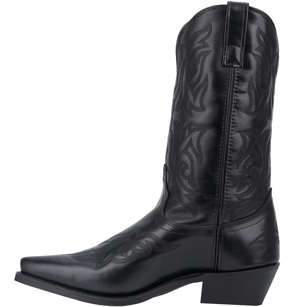 Black Mid Calf Pull On Boots G348372