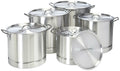 10 Pcs Aluminum Stock Pot Set With Steamer X17339