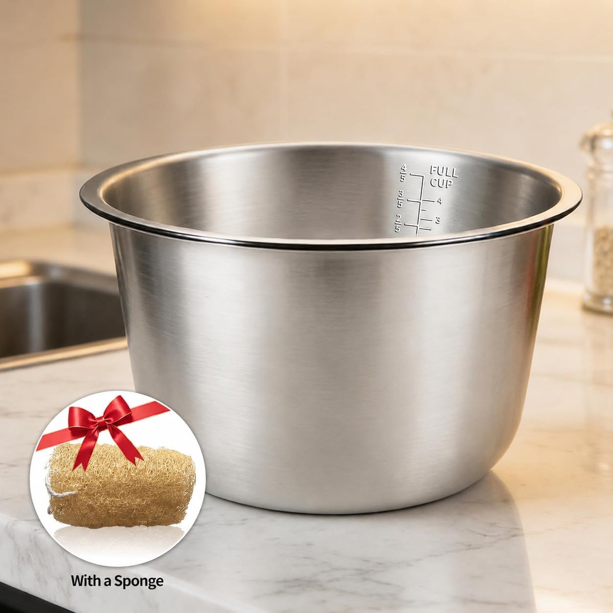 Stainless Steel Replacement Inner Pot Bowl G2898