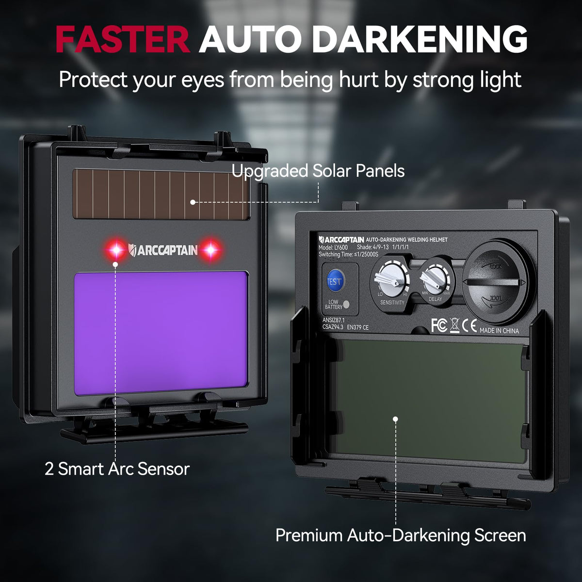 Auto Darkening Welding Helmet Z874