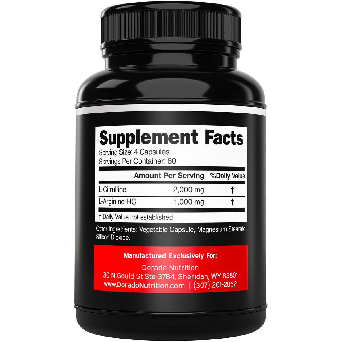 L Arginine L Citrulline 3000mg 240 Capsules E58787
