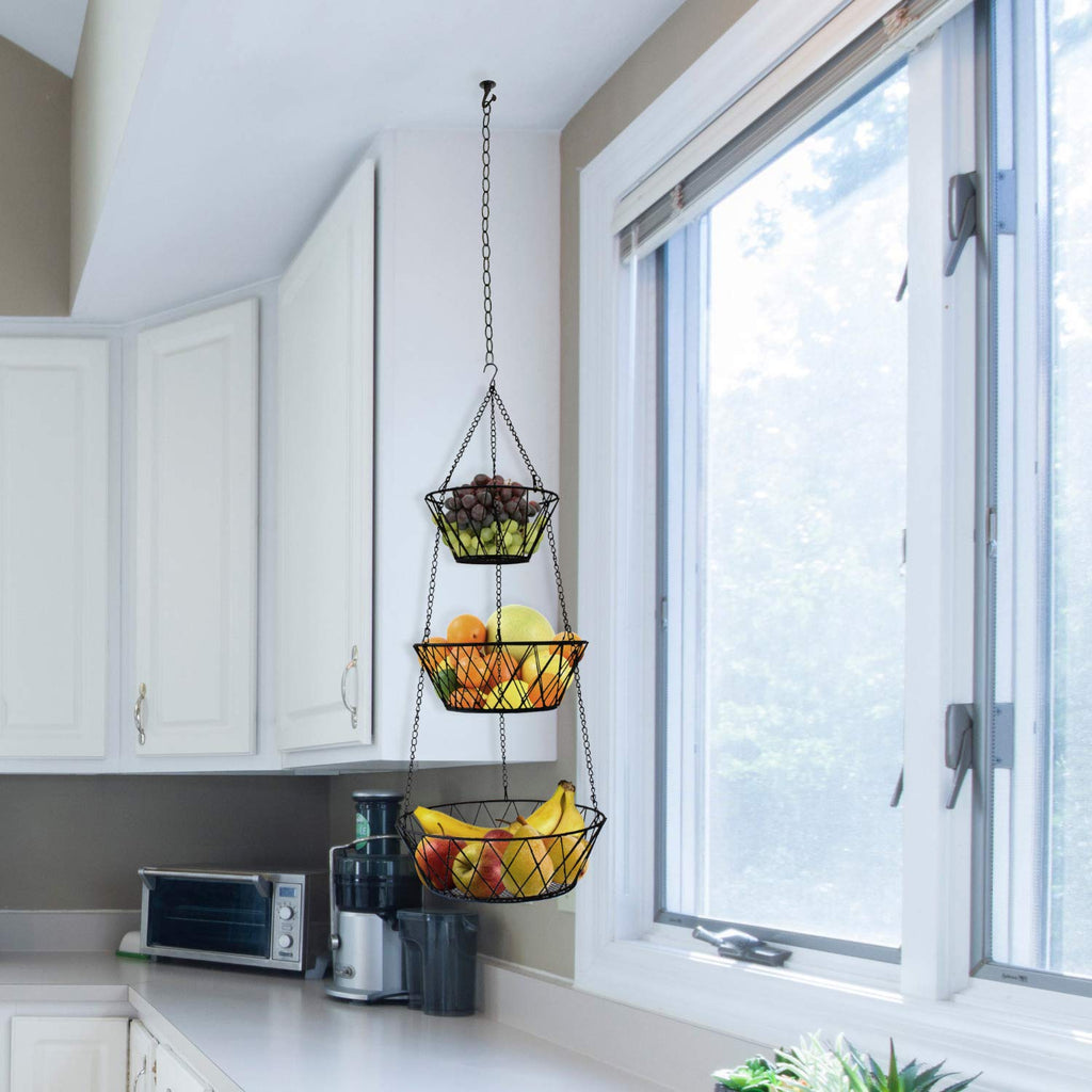 3 Tier Hanging Kitchen Fruit Basket A2955