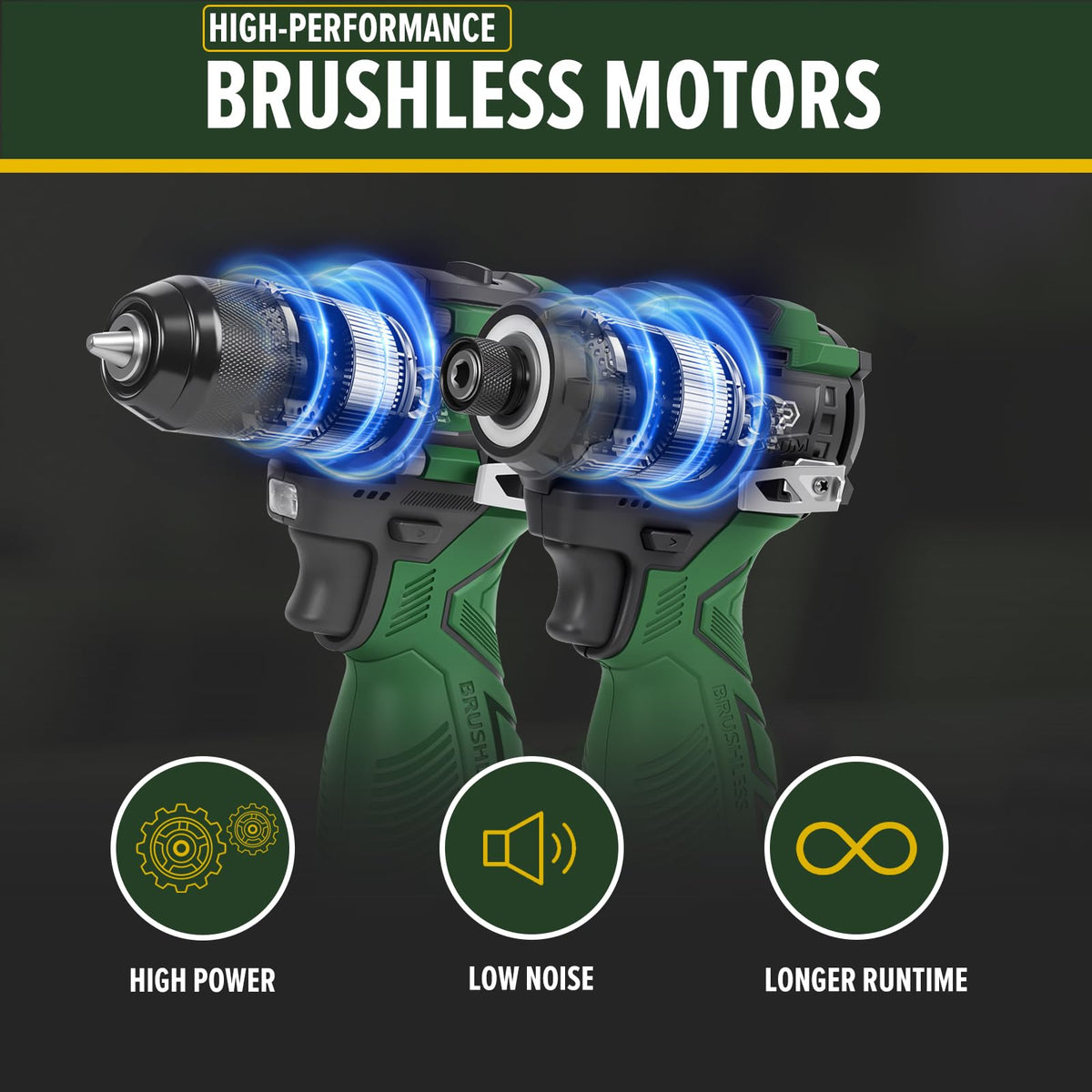 Cordless Drill & Impact Driver Set L128700