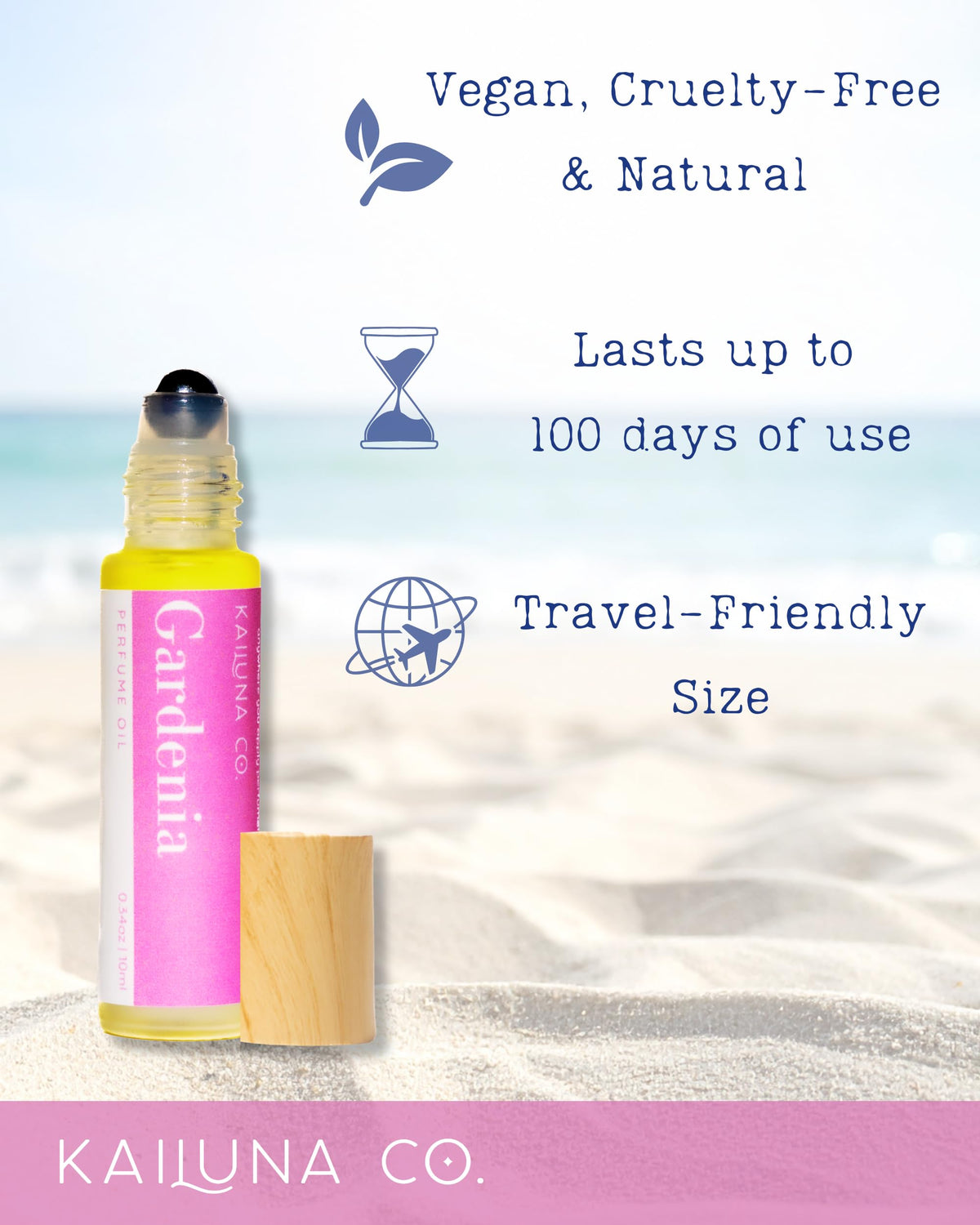 Perfume Roll On with Essential Oils, 10 ml K579685