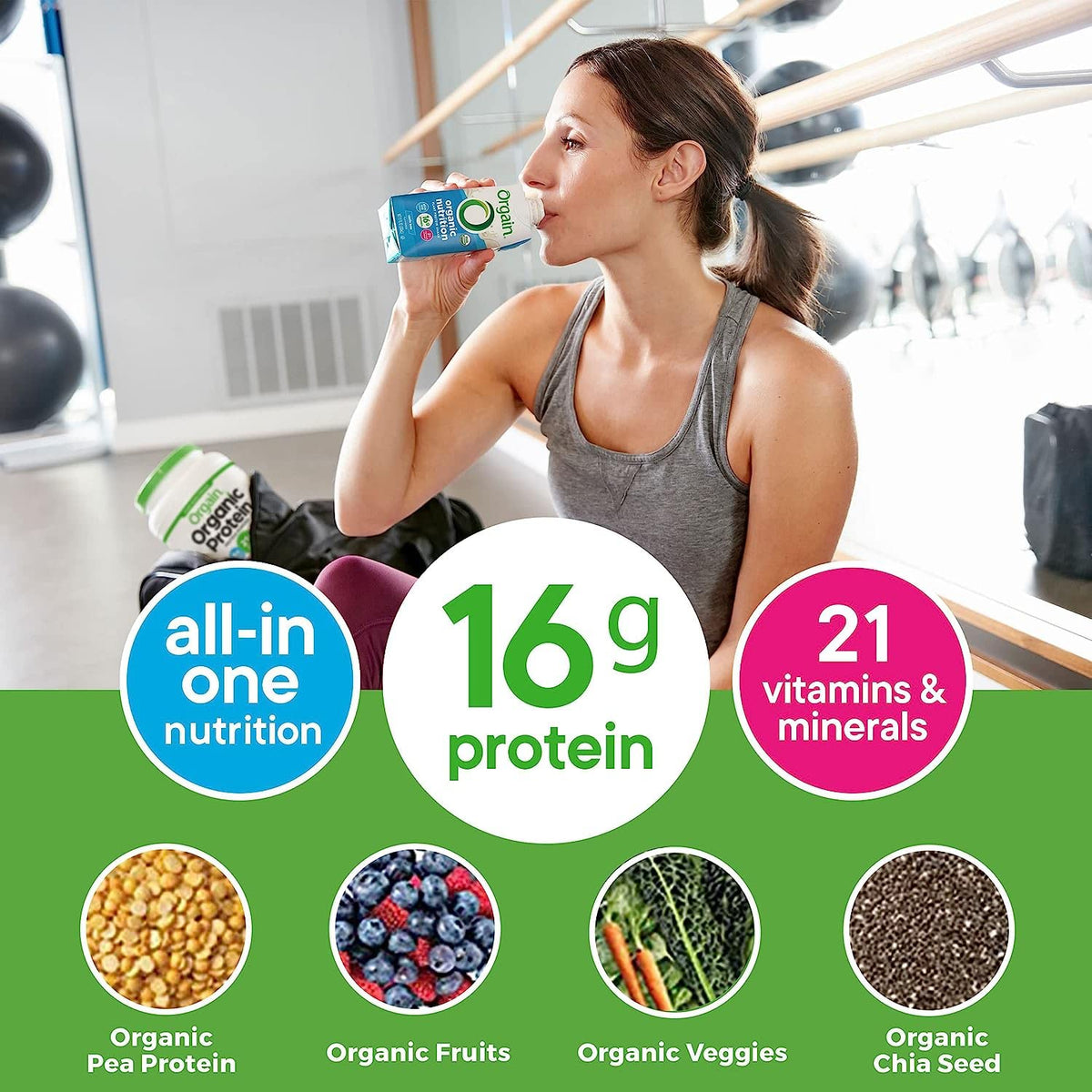 Organic Vegan Plant Based Nutritional Shake, Chocolate Vanilla, 11 Fl Oz (Pack of 4) Q150185