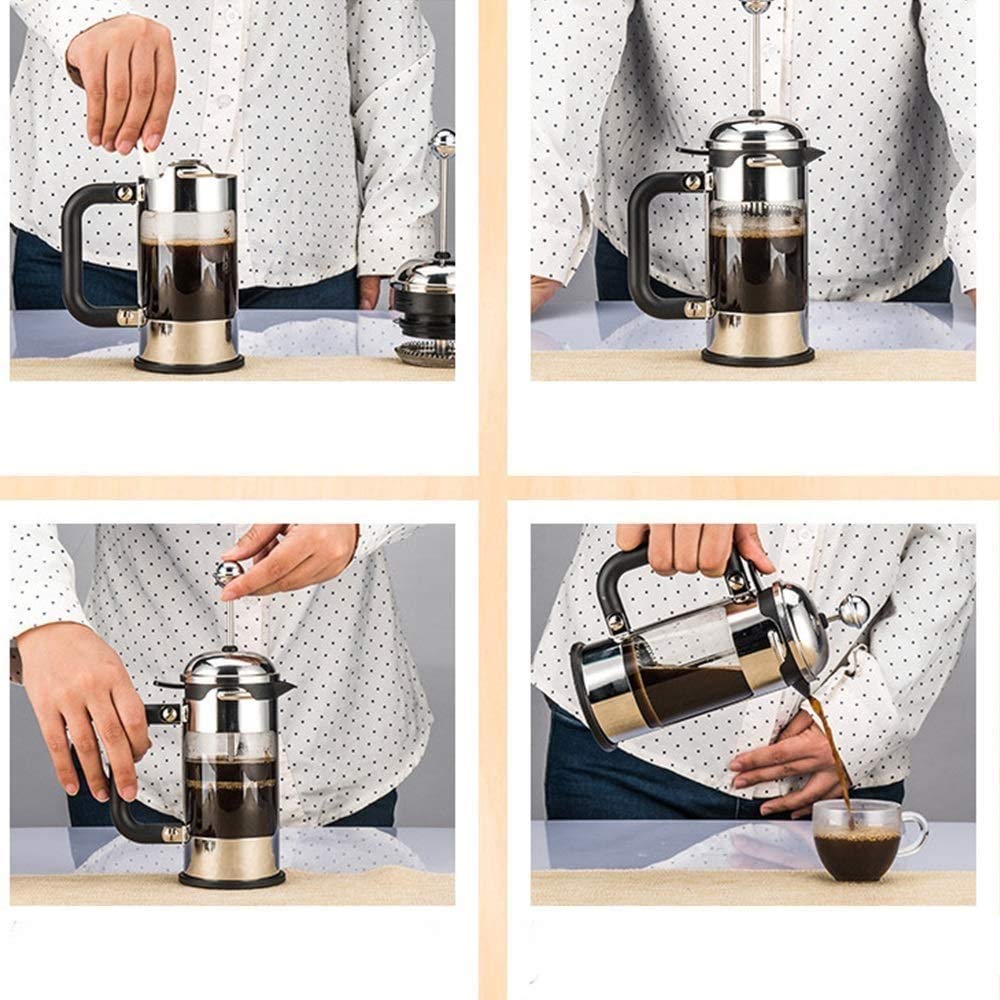 304 Stainless Steel Coffee Press 34 Ounce H28019