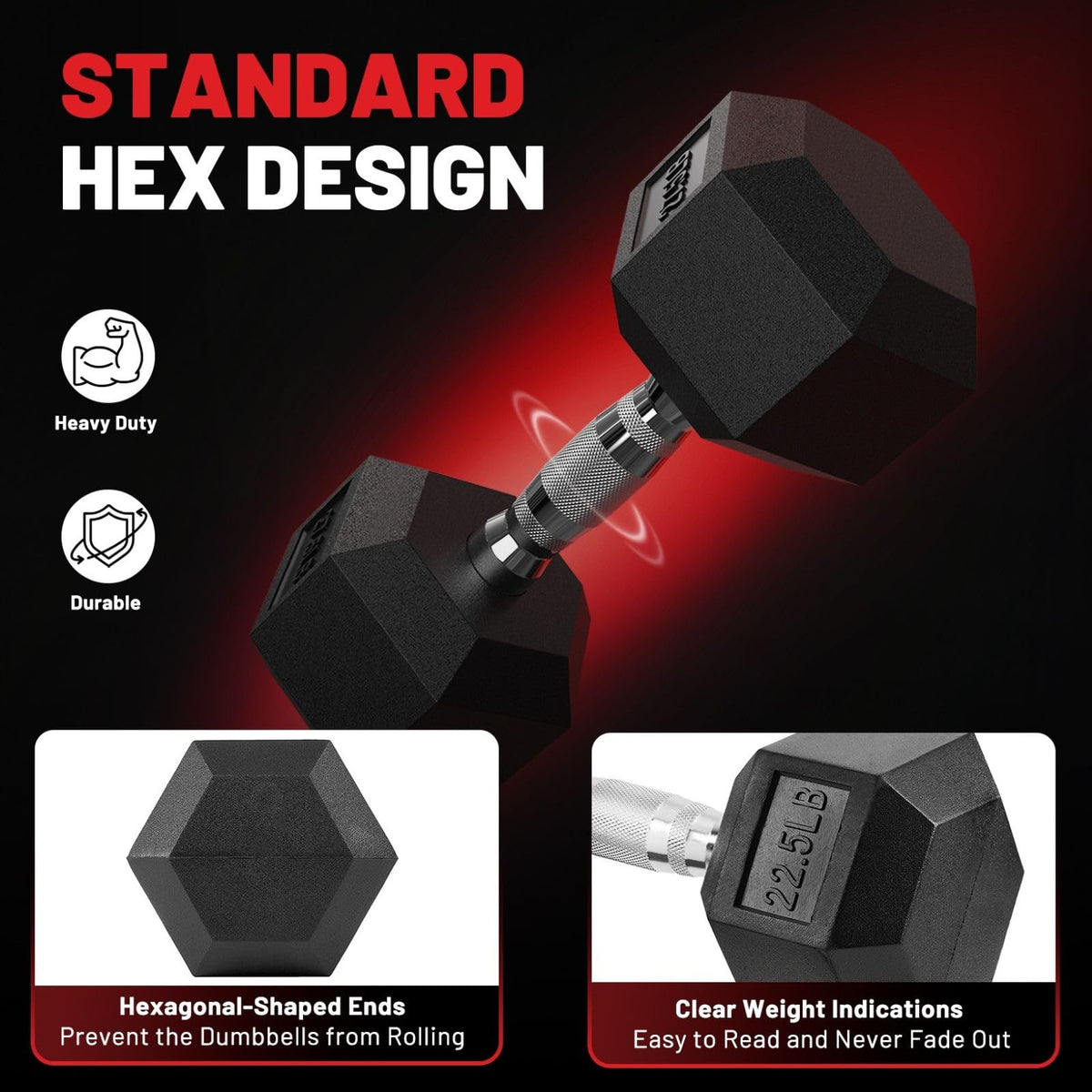 2.5-100lb Dumbbell C616