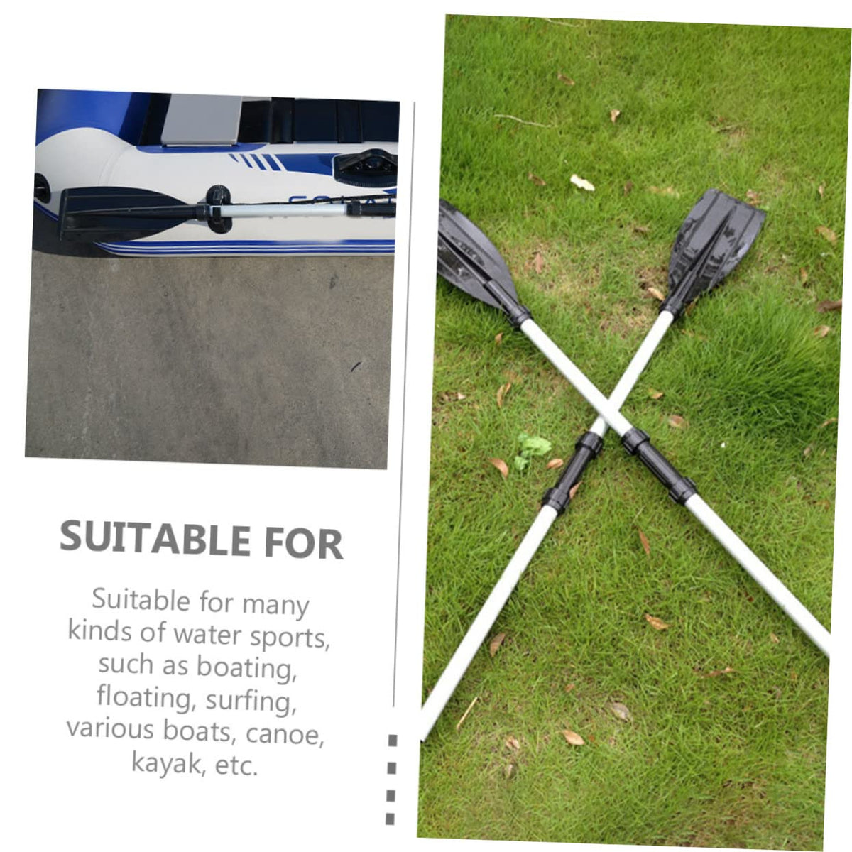 Telescopic Aluminum Alloy Kayak Paddles G967