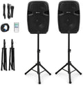 Portable 15" PA Speaker System Set K40302