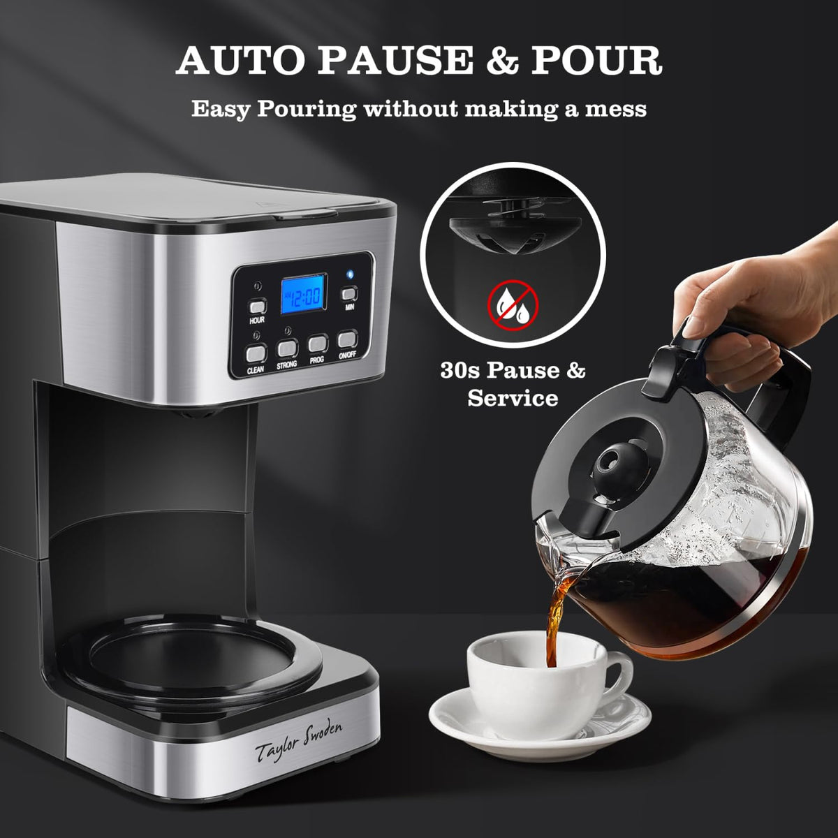 12-Cup Programmable Coffee Maker X6582