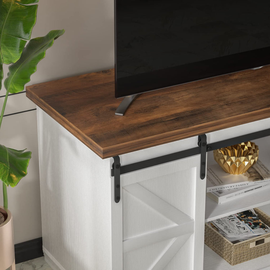 Bright White TV Stand for 65 Inch TV B892