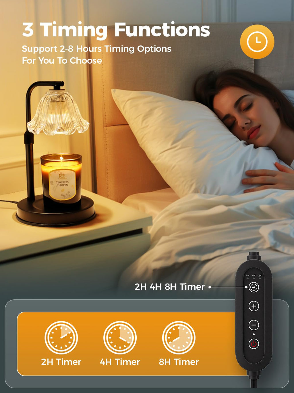 Candle Warmer Lamp with Timer K4644