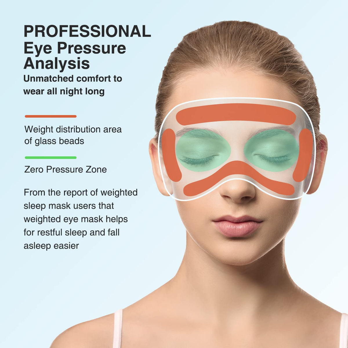 Weighted Sleep Mask 3D Eye Mask I820745