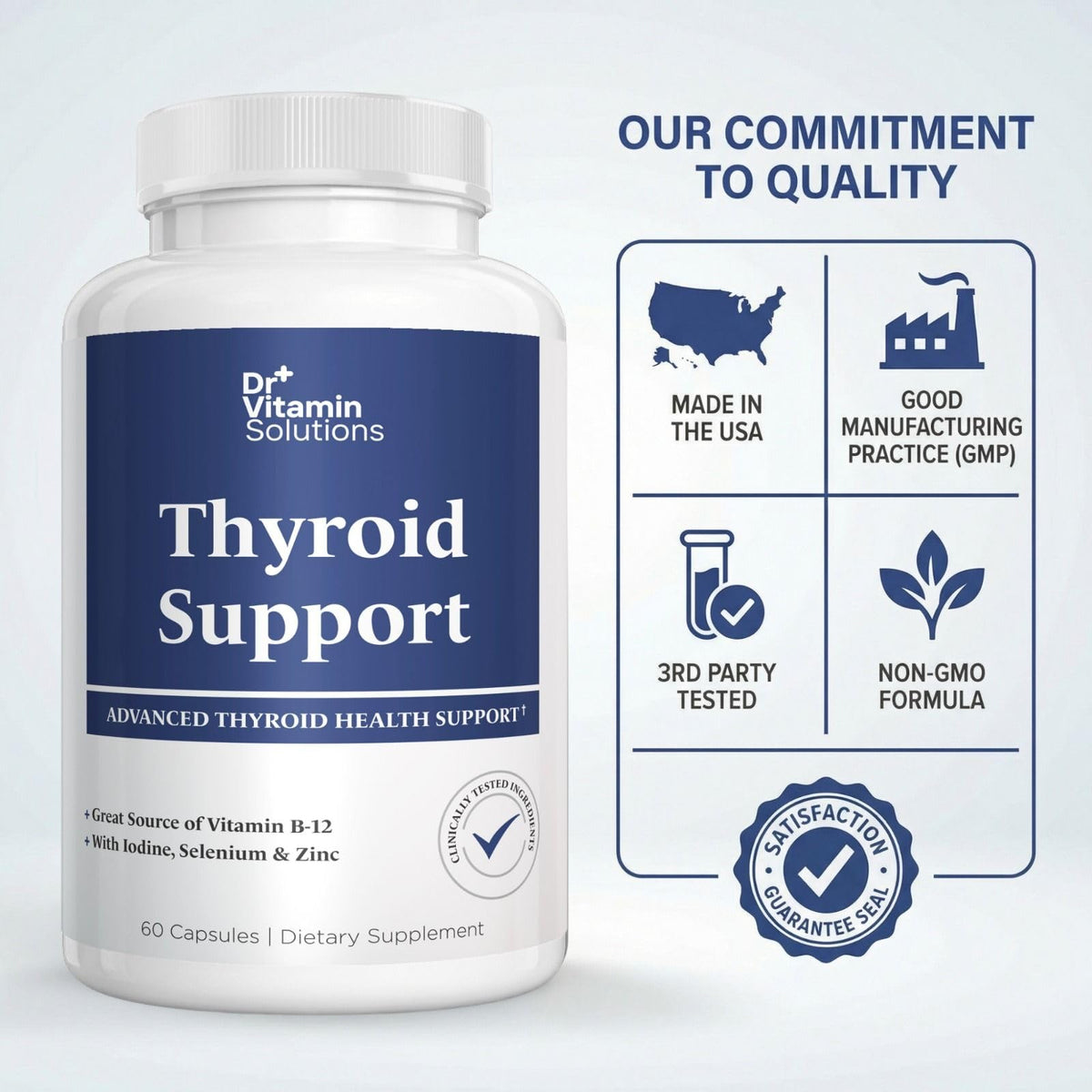 Iodine Thyroid Support Supplement 60 Capsules U8264