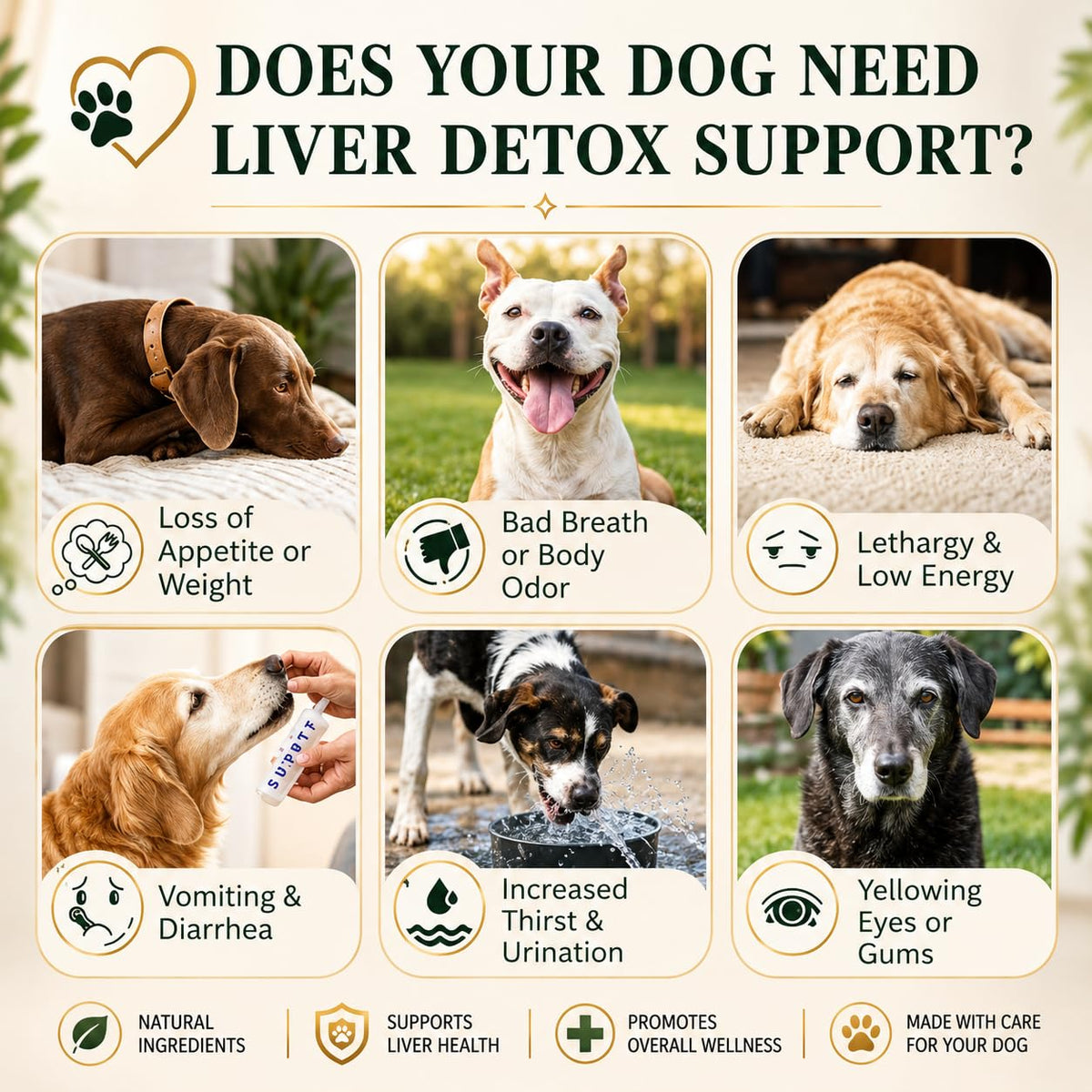 Liver Support Supplement for Dogs – Milk Thistle, Turmeric, Same & Choline – 90 Chews R598147