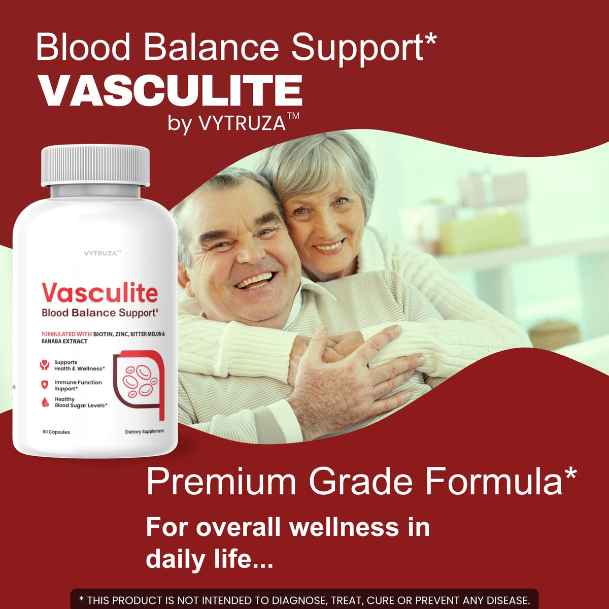 60 Capsules Blood Flow Support Supplement H80390