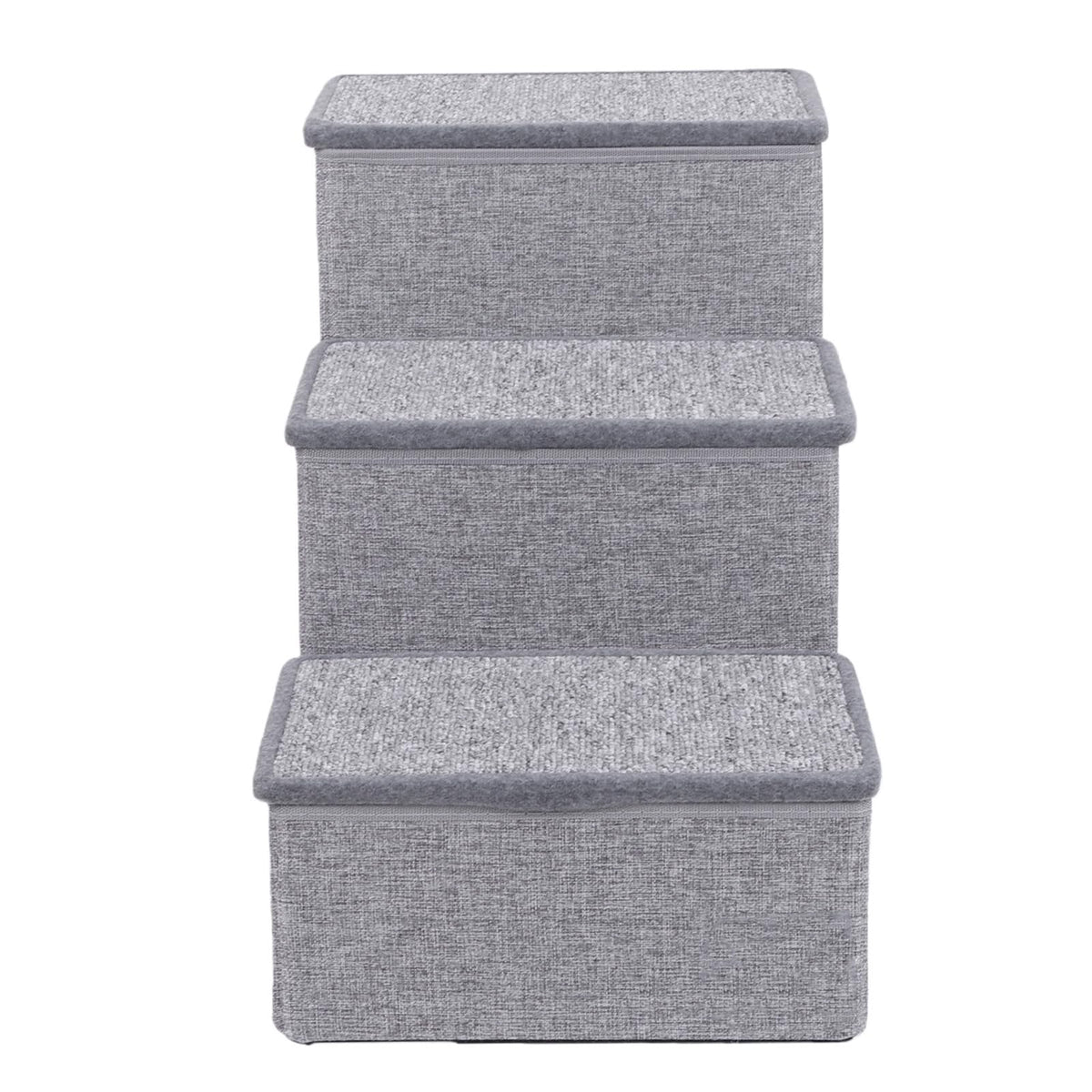 Foldable 3 Step Dog Stairs with Storage B35289