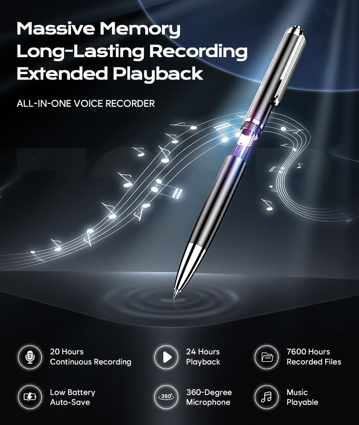Voice Recorder with USB Type-C Playback I883958
