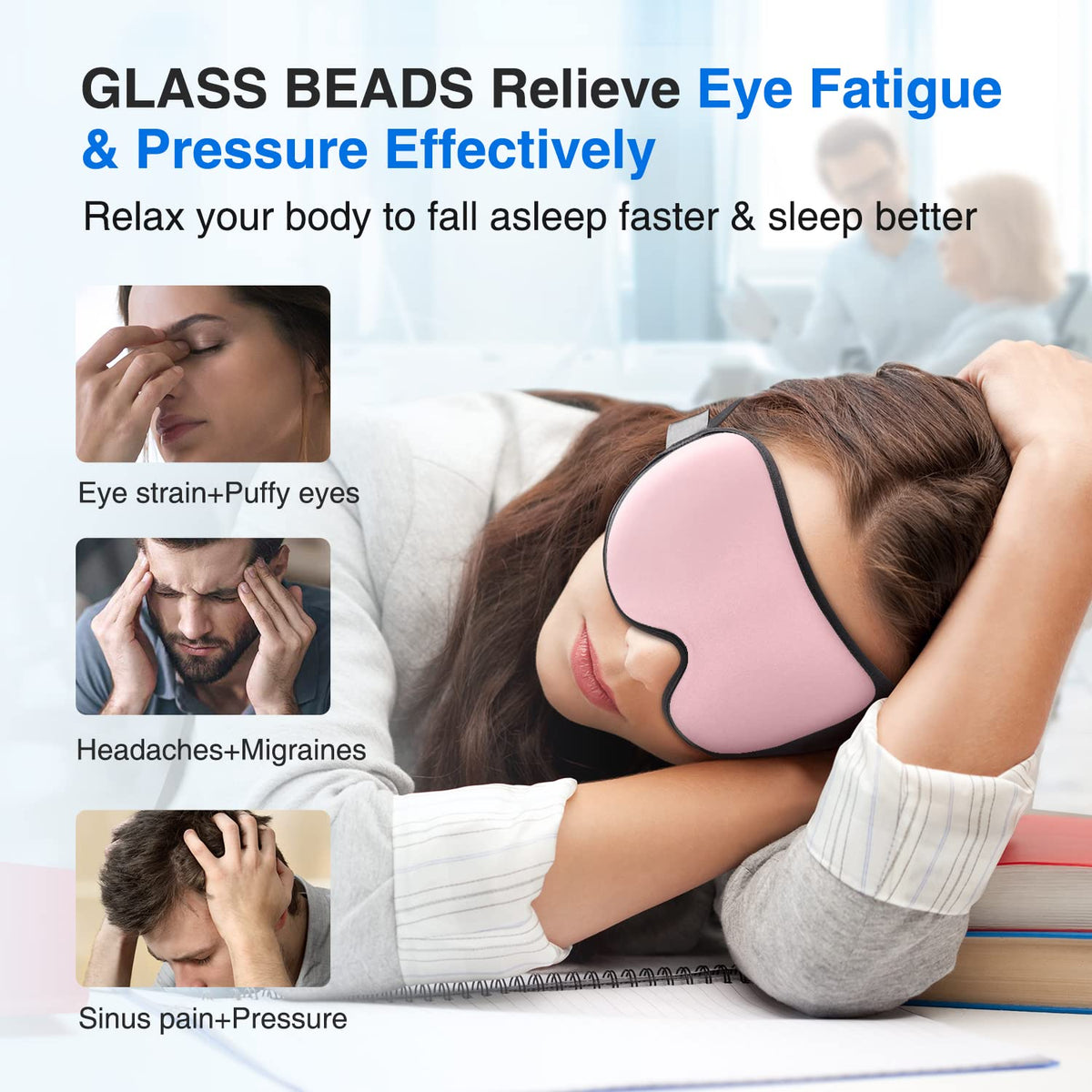 Weighted Sleep Mask 3D Eye Mask I820745