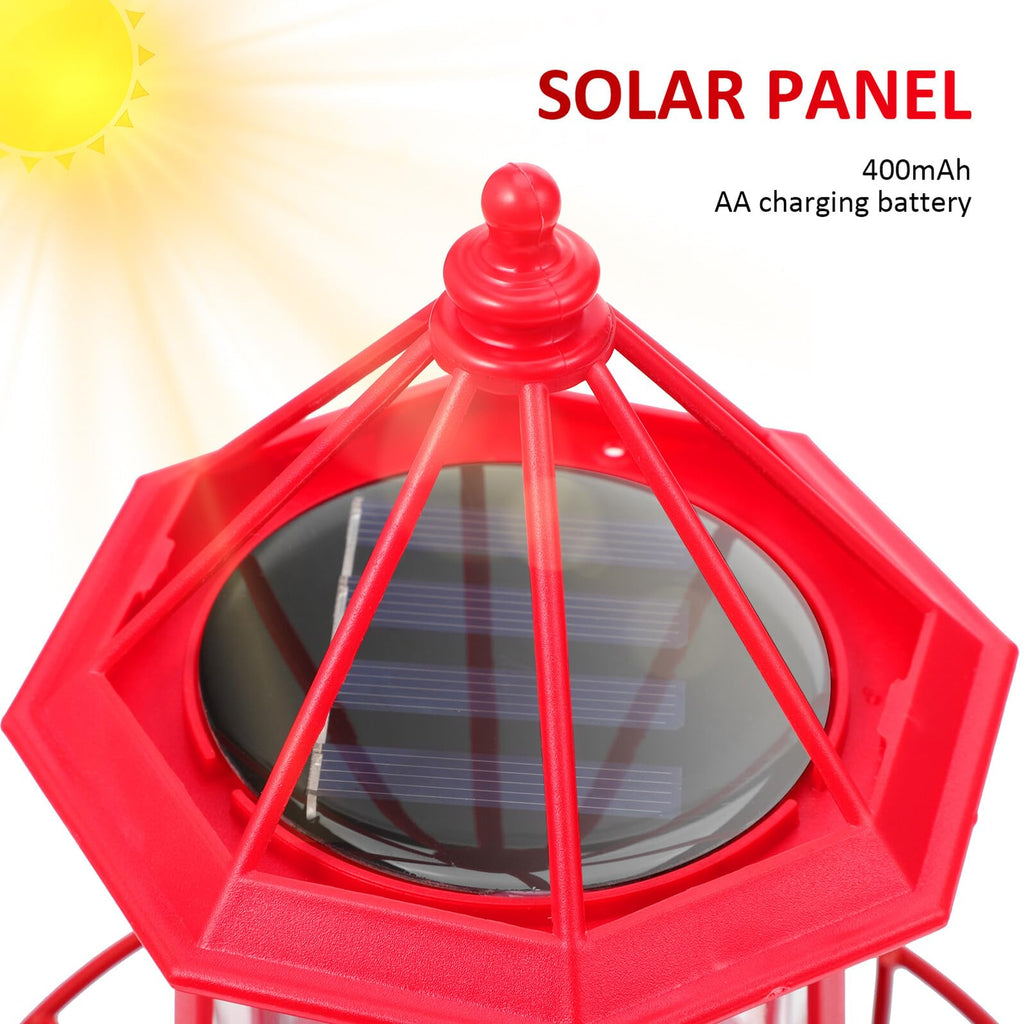 Solar Rotating Lighthouse Landscape Light K77313