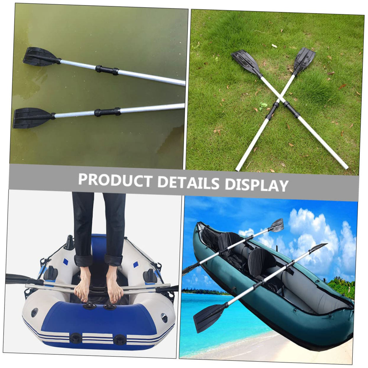 Telescopic Aluminum Alloy Kayak Paddles G967