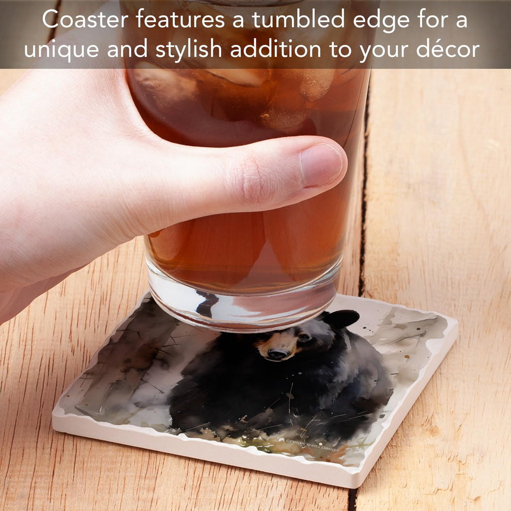 Absorbent Stone Coasters, Set of 4 J241