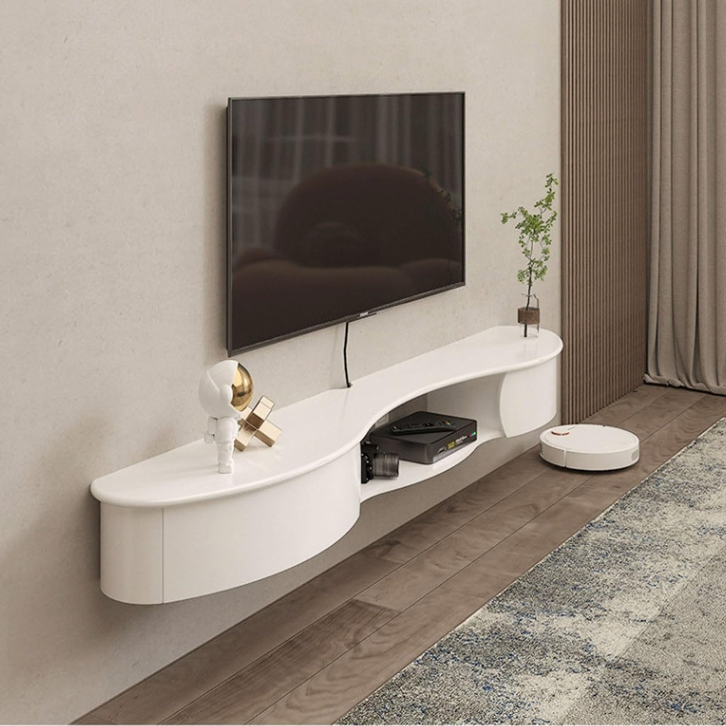 67'' Wall Mounted TV Stand with Drawers and Open Storage Shelf I429532