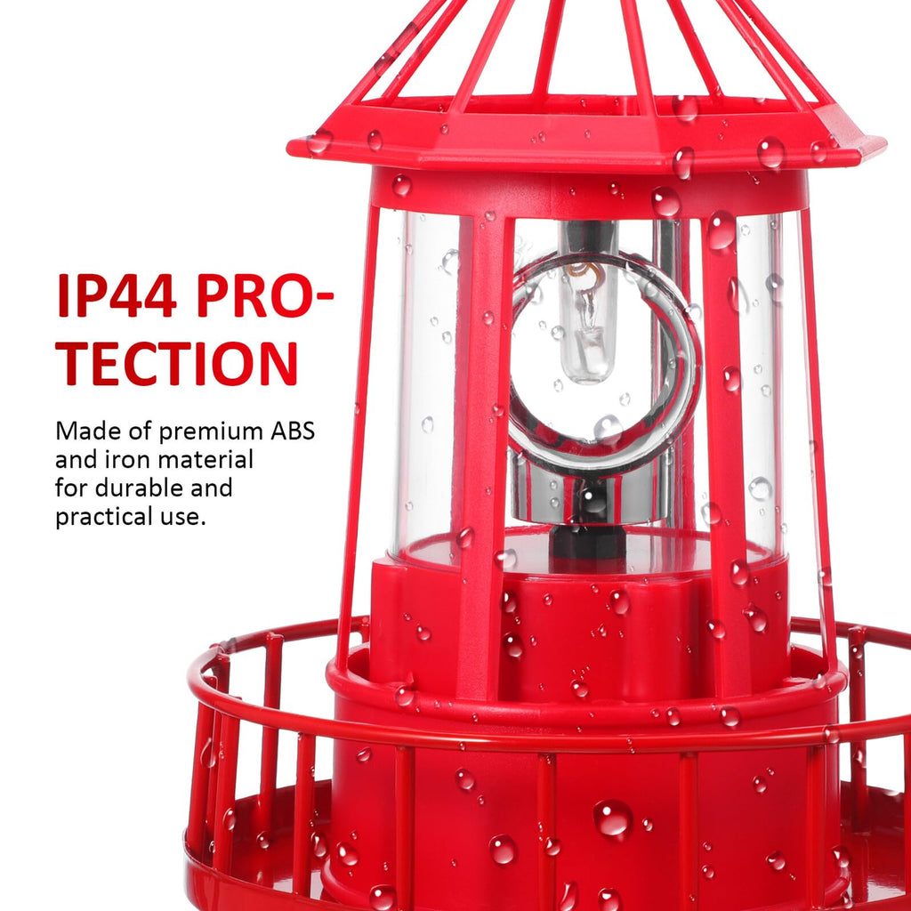 Solar Rotating Lighthouse Landscape Light K77313