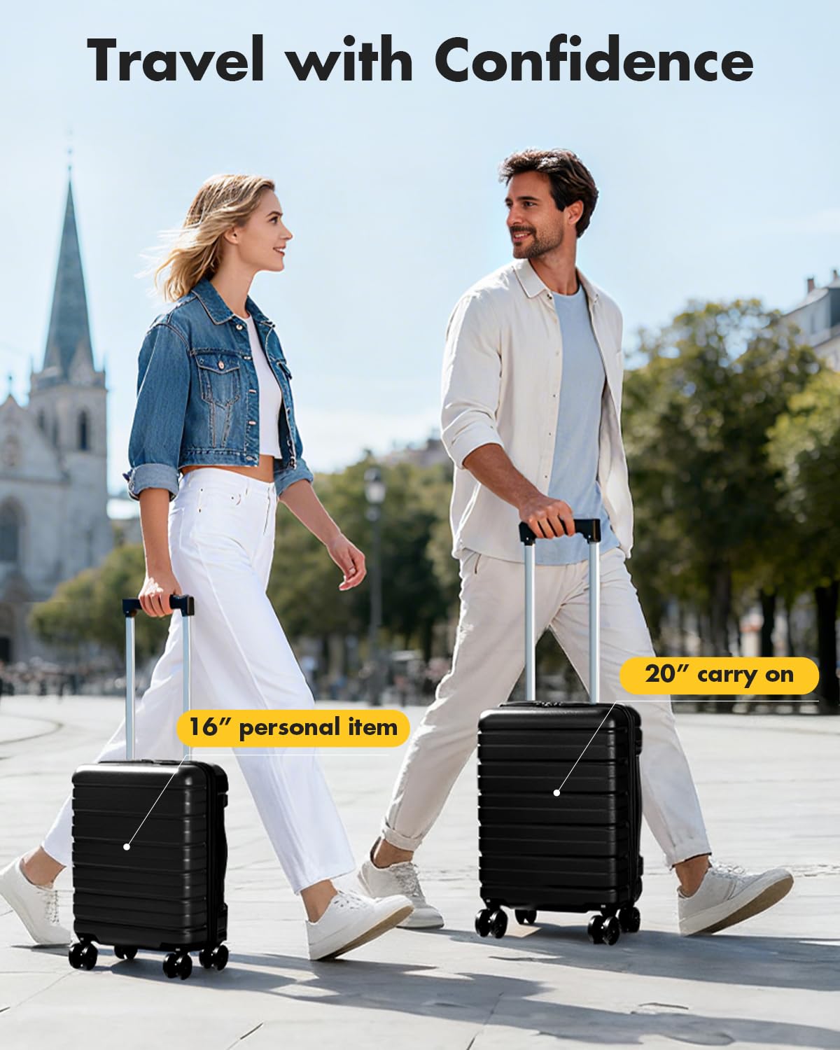 16 Inch Underseat Carry On Luggage M195